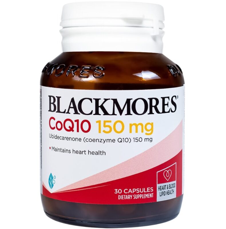 Viên Uống Blackmores CoQ10 Coenzyme Q10 Hỗ Trợ Duy Trì Sức Khỏe Tim Mạch Nhập Khẩu Úc
