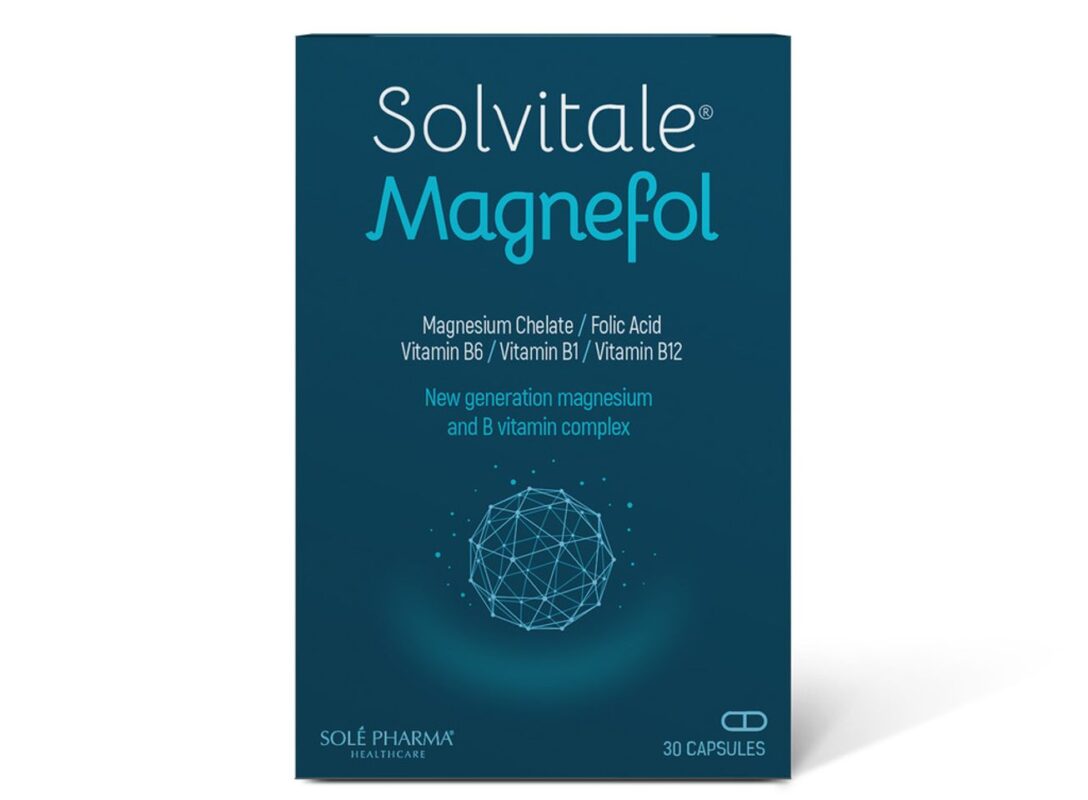 Solvitale Magnefol Magnesium Bisglycinate Kết Hợp Vitamin Nhóm B Hỗ Trợ Giảm Căng Thẳng Giảm Chuột Rút Và Hỗ Trợ Giấc Ngủ Châu Âu